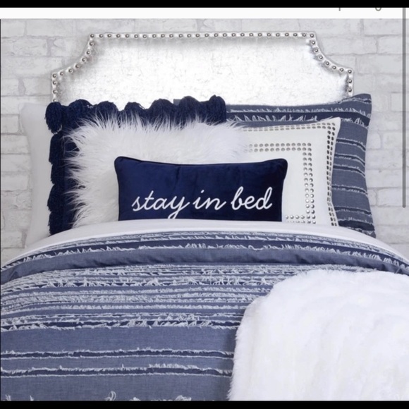 Dormify Boho Chambray Twin XL Comforter denim look - Picture 2 of 2